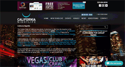 Desktop Screenshot of californianightlife.com