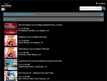 Tablet Screenshot of californianightlife.com
